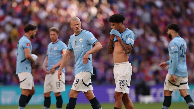 Haaland và nỗi ám ảnh Wembley: Man City thất bại cay đắng tại FA Cup 2025