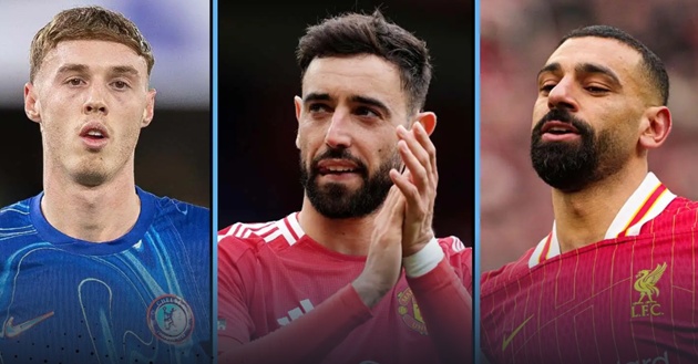 Bruno Fernandes dẫn đầu danh sách những cầu thủ tạo cơ hội xuất sắc nhất Premier League 2024/25